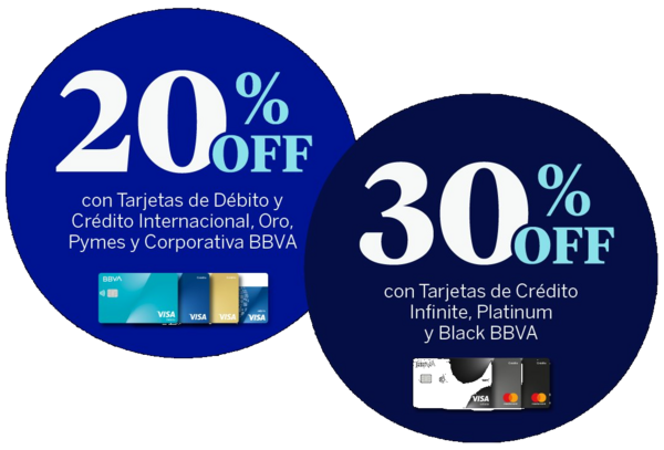 BBVA 20% y 30% OFF